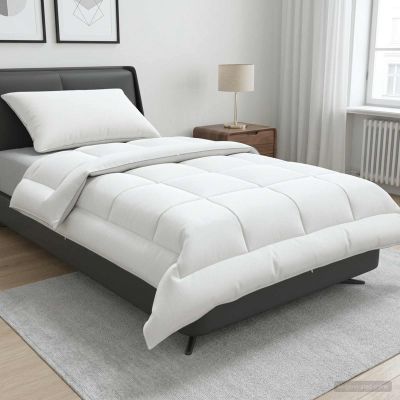vidaXL Súprava paplóna a vankúša 2 ks 140x200 cm Leto 140 GSM Vlnka