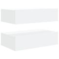 vidaXL TV skrinky s LED svetlami 2 ks biele 60x35x15,5 cm
