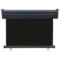 vidaXL Bočná markíza na balkón 100x250 cm, čierna