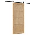 vidaXL Posuvné dvere ORKDAL 86 x 198,5 cm Borovicový masív