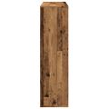 vidaXL Rozdeľovacia knižnica staré drevo 102x29x103,5 cm kompoz.drevo