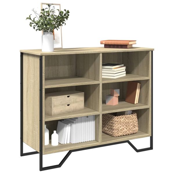 vidaXL Komoda dub sonoma 91x35,5x74,5 cm kompozitné drevo