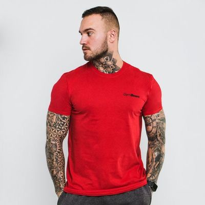 Tričko Basic Cherry Red - GymBeam, veľkosť XXL