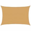 vidaXL Tieniaca plachta 160 g/m² obdĺžniková piesková 3,5x4,5m, HDPE
