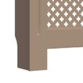 vidaXL Kryt na radiátor 205 cm MDF