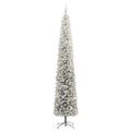 vidaXL Umelý vianočný stromček Zelená 270 cm PVC, oceľ a plast