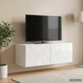 vidaXL Nástenná TV skrinka 78,5 x 31 cm Biela s vysokým leskom