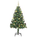 vidaXL Vianočný stromček Zelená 180 cm PVC