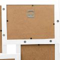 vidaXL Kolážový fotorámik na 24 fotiek (10x15 cm) biely MDF