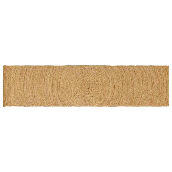 vidaXL Kusové koberce Prírodná 80 x 400 cm Juta