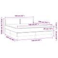 vidaXL Boxspring posteľ s matracom čierna 160x200 cm umelá koža