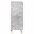 vidaXL Servírovacia skriňa so zásuvkou Betónovo sivá 66 x 34,5 x 90 cm