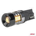 LED žiarovky CANBUS T10 W5W 9 SMD 3030 Biela 12V 24V AMiO-04241