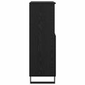 vidaXL Highboard Čierna 60 x 36 x 110 cm Kompozitné drevo