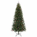 vidaXL Umelý vianočný stromček Zelená 240 cm PE a PVC