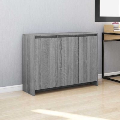 vidaXL Komoda sivý dub sonoma 102x33x75 cm drevotrieska