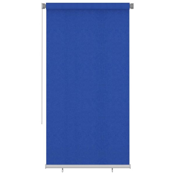 vidaXL Vonkajšia zatemňovacia roleta 120x230 cm modrá HDPE
