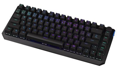 Endorfy herná klávesnica Thock 75% Wireless Black /RGB/ black sw. / bezdrôtová / CZ / SK lay. / zkrácená /čierna Klávesnica, herná, bezdrôtová, mechanická, zkrácená, Black switche, CZ/SK layout, ARGB, čierna
