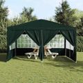 vidaXL Párty stan Zelená 400 x 400 x 266 cm Polyetylén