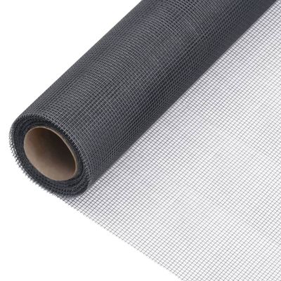 vidaXL Sieť proti hmyzu sklené vlákno 100x1000 cm sivá