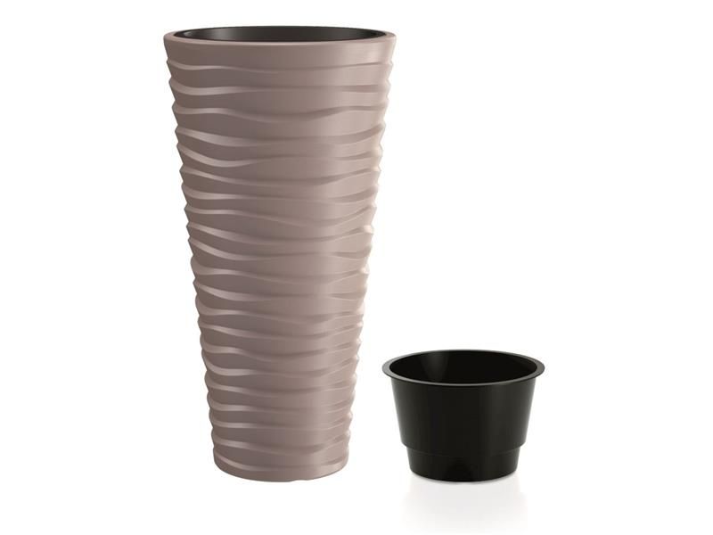 Kvetináč SAND SLIM mocca 29,6cm