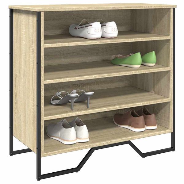 vidaXL Botník dub sonoma 80x38x78 cm kompozitné drevo