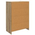 vidaXL Servírovacia skriňa Dub artisan 66 x 34,5 x 92 cm