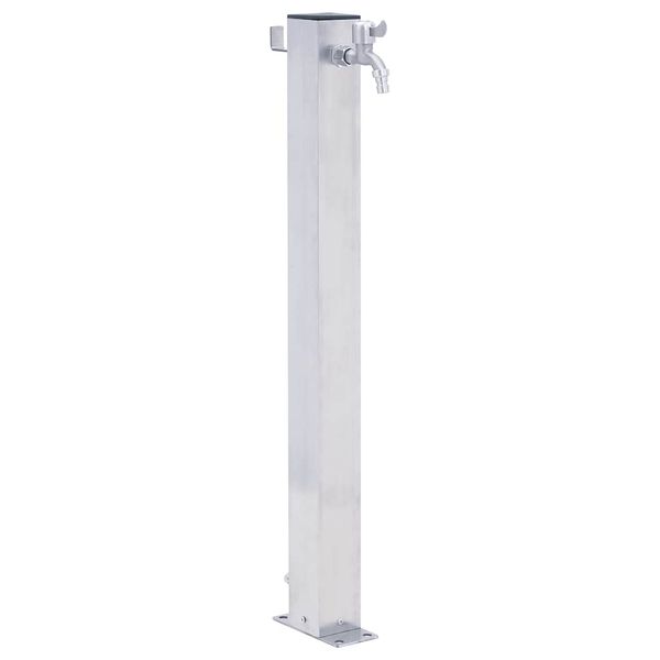 vidaXL Záhradný vodný stĺpik 100 cm nehrdzavejúca oceľ štvorcový