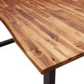 vidaXL Jedálenský stôl so živými hranami 200x90x75 cm akáciový masív