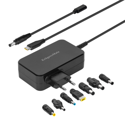 Zdroj univerzálny Kruger&Matz KM1450-90 90W Power Delivery 7 koncoviek Adaptér pre notebooky