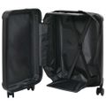 vidaXL Kufor so zámkom Čierna 43 x 27 x 66 cm ABS plast