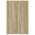 vidaXL Stôl dub sonoma 100x49x75 cm spracované drevo