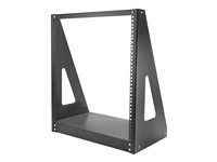 Startech 12U Heavy Duty 2 Post Open Frame Network Rack - 350lbs - 19" Free Standing Desktop Rack for Computer, AV, Media, IT Equipment (2POSTRACK12) - Rozvádzač stojanový open frame - 2 pozície - 12U - 19"