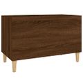 vidaXL Skrinka na platne hnedý dub 74,5x38x48 cm kompozitné drevo