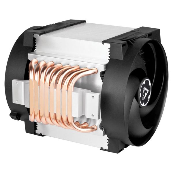 ARCTIC Freezer 4U-M Rev. 2 - CPU Cooler pre AMD socket SP3, Intel 4189/4677, direct touch technology Chladič, pre CPU, pre servery 4U, pre Intel a AMD, socket SP6, SP3, sTR5, TR4, sTRX4, SWRX8, LGA4189, LGA4677, 2× 120mm ventilátor