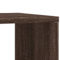 vidaXL Bočný stolík kolieska hnedý dub 50x30x55 cm kompozitné drevo