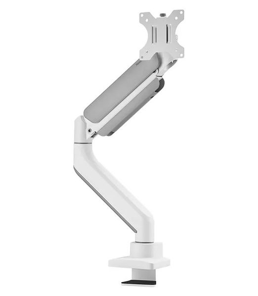Neomounts DS70PLUS-450WH1/Držák zakřiveného displeje/na stůl/17-49"/svorka+průch./VESA 100X100/nosn.18kg/plyn.píst/1 di Držák, VESA, stolní, pro zakrivený monitor, úhloprícka 17"–49", náklon, otácení, rotace, nosnost 18kg, bílý