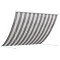 vidaXL Markíza Antracitová a biela 350 x 150 cm