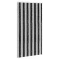 vidaXL Záves proti hmyzu z chenille Šedá a čierna 118 x 220 cm 100% PP