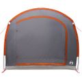 vidaXL Stan 268 x 240 x 191 cm Vodoodolný Sivá a oranžová Polyester
