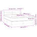 vidaXL Posteľný rám boxspring s matracom čierny 140x200 cm zamat