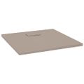 vidaXL Sprchová vanička SMC hnedá 90x90 cm