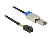 Redukcia interného kábla na externý SAS - SAS 6Gbit/s - 26 pin 4x Mini SAS (M) do 4 x Mini SAS HD (SFF-8643) (M) - 1 m