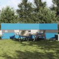 vidaXL Kempingový vetrolam modrý 490x123 cm vodeodolný