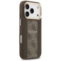 Guess puzdro na iPhone 17 Pro HC MAGSAFE PU S 4G PU PRUH hnedé