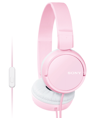 SONY slúchadlá MDR-ZX110AP handsfree, ružové