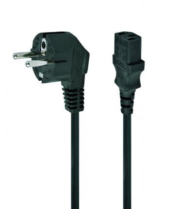 kábel napájací sieťový 220V 5m, CABLEXPERT čierny