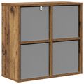 vidaXL Servírovacia skriňa Staré drevo 59,5 x 27 x 57 cm