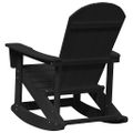 vidaXL Adirondack hojdacie kreslá 2 ks Čierna HDPE