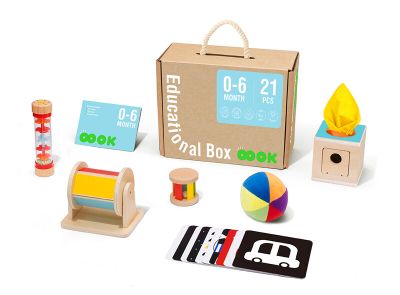 0–6 mesiacov Edukačný box Baby 6 ks